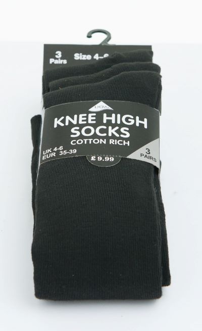 Knee High Socks Black