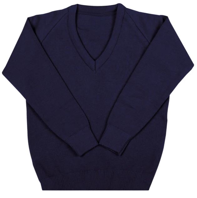 Knit Jumper – Navy (Uncrested)
