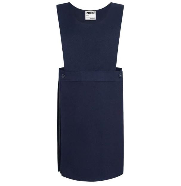 Classic Pinafore Pleated - Navy