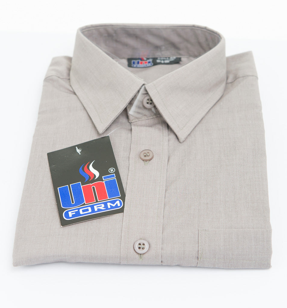 Blouse Long Sleeve Girls - Grey (Primary School)