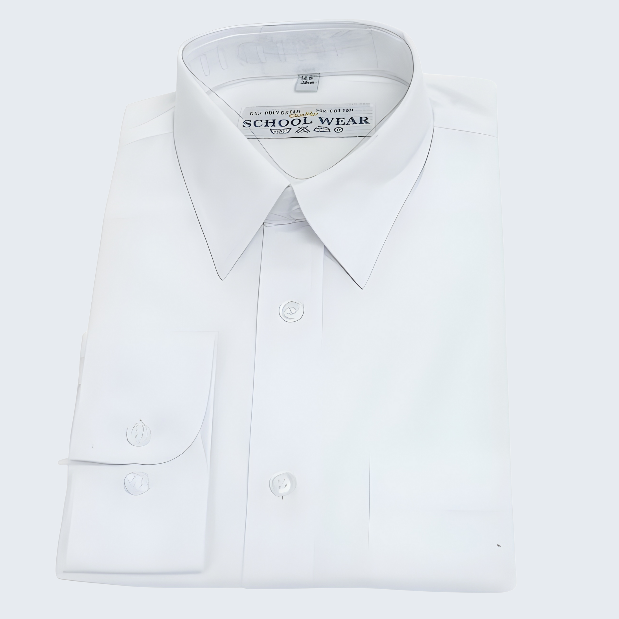 Shirts Long Sleeve Boys – White (Secondary School)