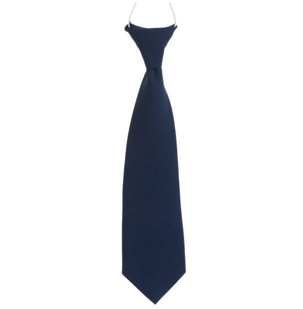 Tie (Elasticated) - Navy