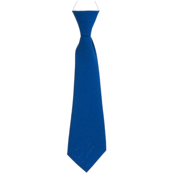 Tie (Elasticated) - Royal Blue