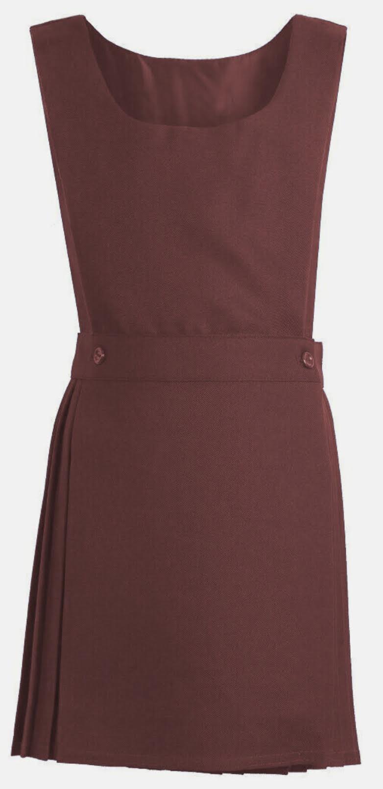 Classic Pinafore Pleated - Wine