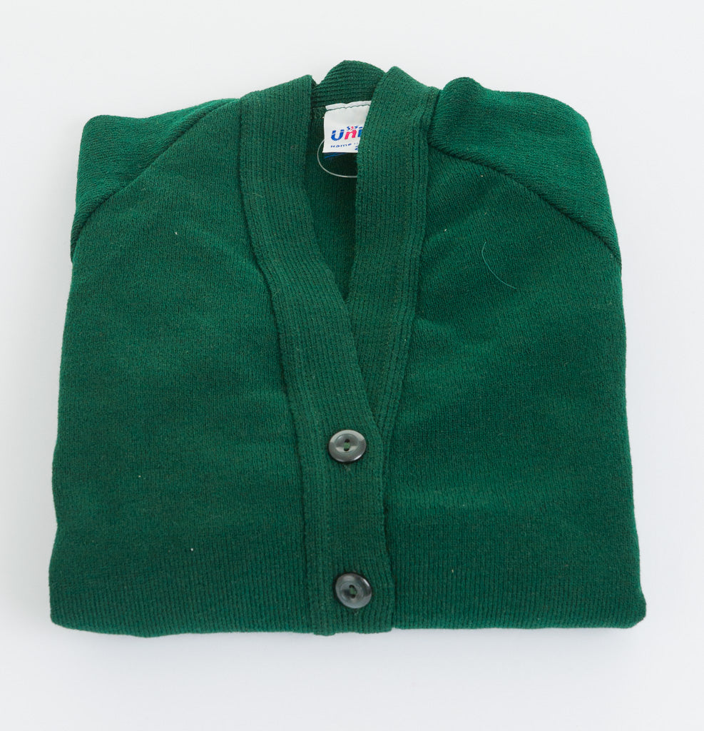 Knit Cardigan (Acrylic) – Green