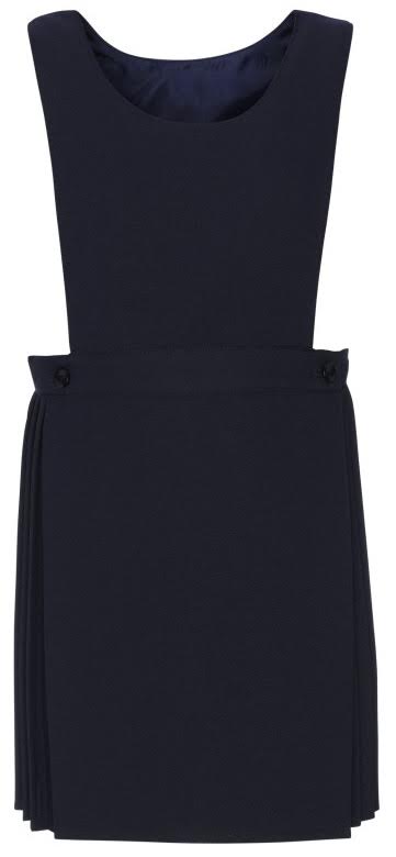 Pinafore Bib Top - Navy