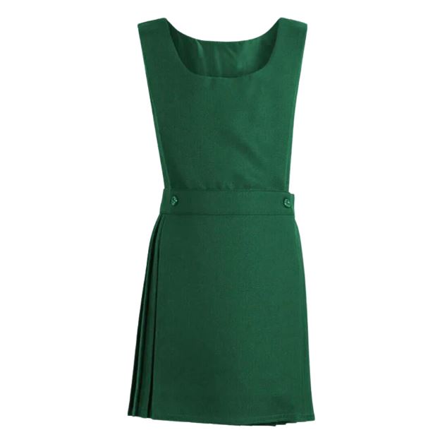 Classic Pinafore Pleated - Green