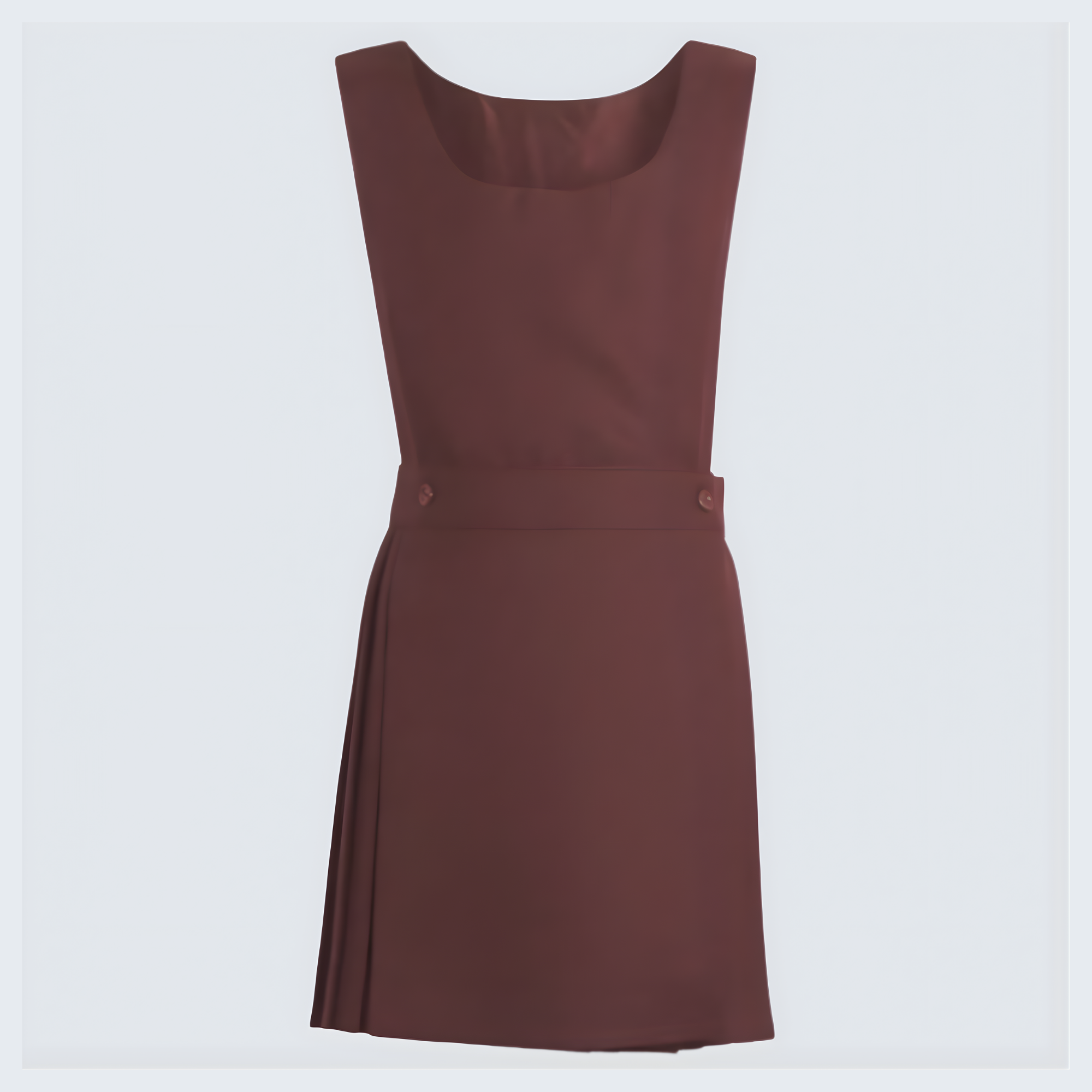 Classic Pinafore Pleated - Wine