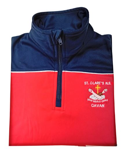 St. Clare's NS Cavan Quarter Zip Top