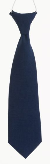 Tie (Elasticated) - Navy